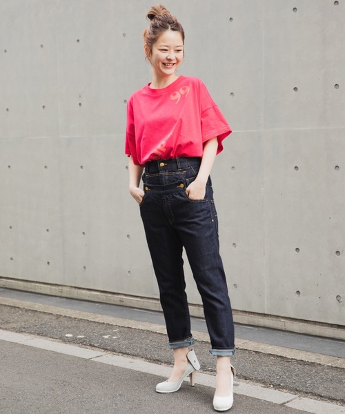 新品✨ mercibeaucoup すずデニ リブウエスト テーパードパンツ 3 新品✨ mercibeaucoup すずデニ リブウエスト テーパードパンツ
