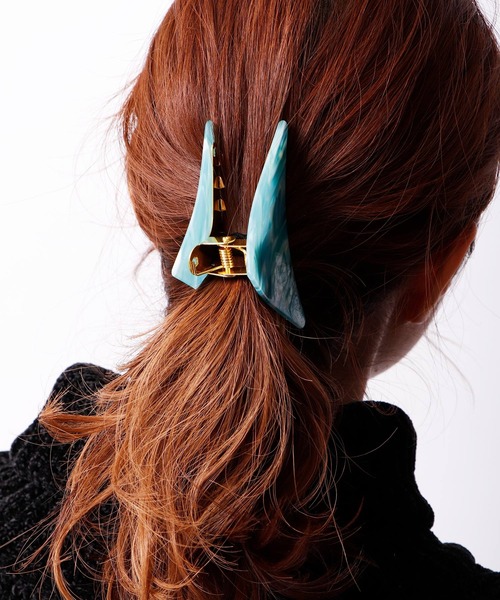 Ree&Mee(リーアンドミー)の「Ree&Mee 三角 バンスクリップ 大きめサイズ ヘアアクセサリー ヘアクリップ(バレッタ/ヘアクリップ・レディース・A/D/B/F/G/E/C・FREE)」の12枚目の写真