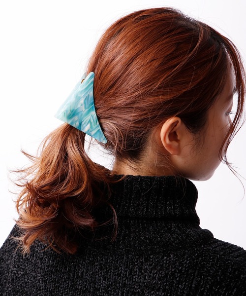 Ree&Mee(リーアンドミー)の「Ree&Mee 三角 バンスクリップ 大きめサイズ ヘアアクセサリー ヘアクリップ(バレッタ/ヘアクリップ・レディース・A/D/B/F/G/E/C・FREE)」の13枚目の写真