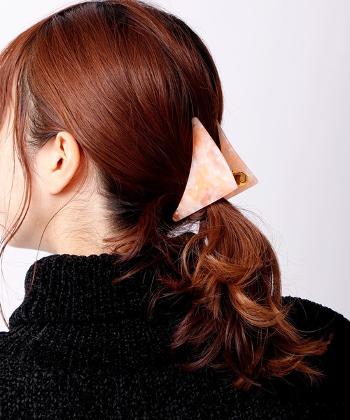 Ree&Mee(リーアンドミー)の「Ree&Mee 三角 バンスクリップ 大きめサイズ ヘアアクセサリー ヘアクリップ(バレッタ/ヘアクリップ・レディース・A/D/B/F/G/E/C・FREE)」の20枚目の写真