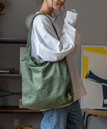 コーデュロイトートバッグ