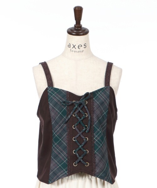 新品 未開封 axes femme リボン グリッターベロアビスチェ ビスチェ axes femme｜コルセット風デザインビスチェ | Rakuten Fashion