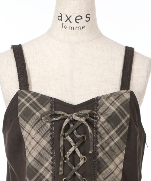 新品 未開封 axes femme リボン グリッターベロアビスチェ ビスチェ axes femme｜コルセット風デザインビスチェ | Rakuten Fashion