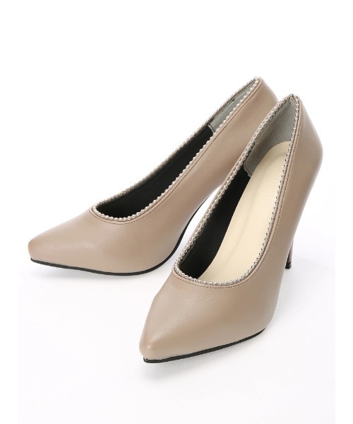 LIPSERVICE（リップサービス）の「ボールチェーンパンプス（パンプス・レディース・ブラック/ベージュ/ブラウン・S/M/L）」の5枚目の写真