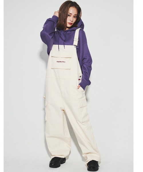VISION STREET WEAR（ヴィジョンストリートウェア）の「VISION STREET WEAR/ヴィジョンストリートウエア オーバーオール/カーゴパンツ（サロペット/オーバーオール・メンズ・ブラック/サックスブルー/アイボリー/チャコール・LL/M/L）」の5枚目の写真