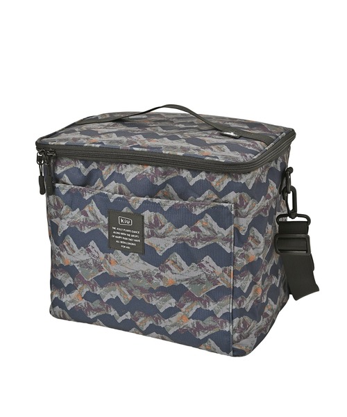 KiU（キウ）の「600D ソフトクーラーバッグ　15L（アウトドアグッズ・メンズ・ブラック系その他/カーキ/ブラック系その他2/ブラック/グレー系その他/レオパード/ホワイト系その他/ホワイト×ブルー/カラフル/ベージュ系その他/レッド系その他/ブルー系その他/タイガーカモ/ブルー系その他2/ブラック×カーキ/ブルー系その他3・FREE）」の6枚目の写真