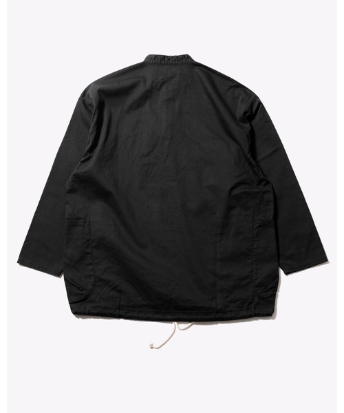 Vincent et Mireille（バンソンエミレイユ）の「【VINCENT ET MIREILLE ヴァンソンエミレイユ】UNISEX ヘリンボーンスモック（シャツ/ブラウス・メンズ・サンドベージュ/オフホワイト/ネイビー/ブラック・40/42/36）」の16枚目の写真