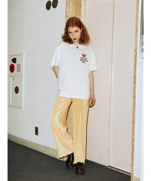 jouetie(ジュエティ)の「プリーツセットアップ(トップス&パンツSET)(Tシャツ/カットソー・レディース・オレンジ/ピンク/ブラック/ブルー/ライトグリーン・MEDIUM)」の21枚目の写真