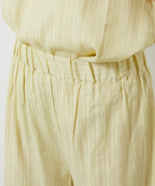 AZUL ENCANTO（アズールエンカント）の「楊柳リラックスパンツ（その他パンツ・レディース・ベージュ/ライトイエロー/ライトブラック・FREE）」の9枚目の写真