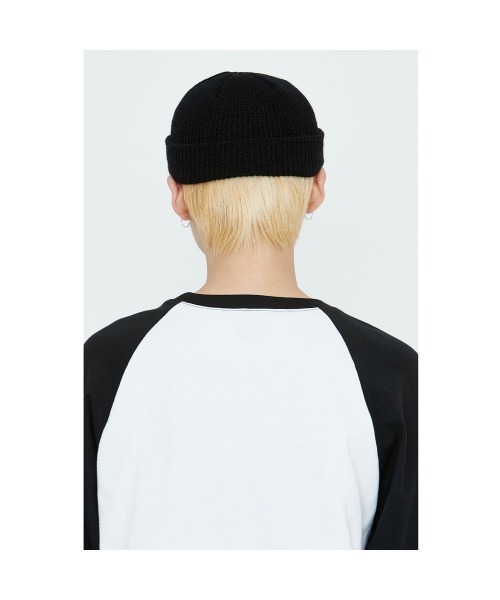 LMCの「21SSM LABEL SHORT BEANIE(ニットキャップ/ビーニー・メンズ・ブラック/グレー/イエロー・FREE)」の12枚目の写真
