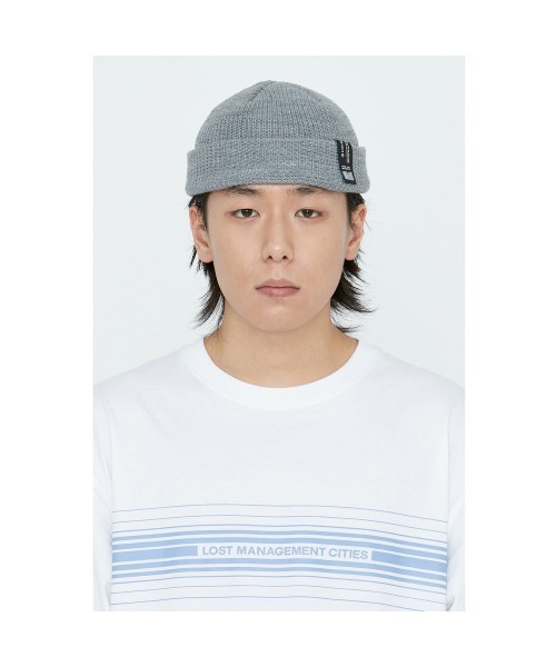 LMCの「21SSM LABEL SHORT BEANIE(ニットキャップ/ビーニー・メンズ・ブラック/グレー/イエロー・FREE)」の13枚目の写真