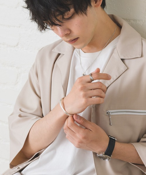 Alpinus(アルピナス)の「Alpinus - logo engraved twistring & twistbangle / ロゴ刻印ツイストリング&ツイストバングル(リング・メンズ・シルバー・FREE)」の11枚目の写真