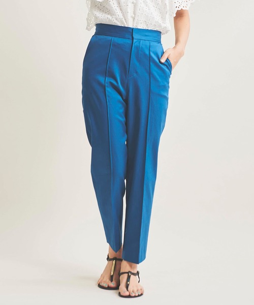 The Virgnia（ザ ヴァージニア）の「チノテーパードパンツ（その他パンツ・レディース・オフホワイト/ブルー・38/36）」の2枚目の写真