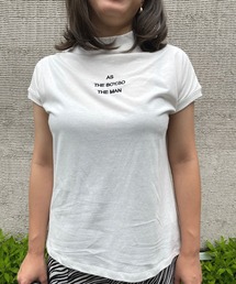 ☆ モックネック 刺繍Ｔシャツ