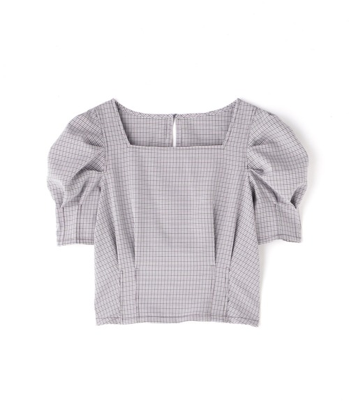 FREE'S MART(フリーズマート)の「スクエアネック短丈半袖ボリュームスリーブブラウス(シャツ/ブラウス・レディース・グリーン系その他/ブラック系その他/パープル系その他/ベージュ系その他・FREE)」の21枚目の写真