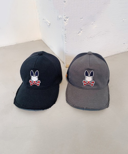 Rohw master product(ロウマスタープロダクト)の「【Psycho Bunny/サイコバニー】 キャップ(キャップ・メンズ・ブラック/チャコール・FREE)」の16枚目の写真