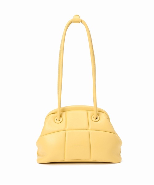 SLOBE IENA（スローブイエナ）の「【ADD CULUMN/アドカラム】PUFF CLASPショルダーバッグ◆（ショルダーバッグ・レディース・ホワイト/イエロー・FREE）」の5枚目の写真
