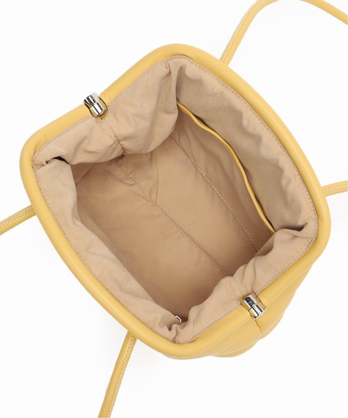 SLOBE IENA（スローブイエナ）の「【ADD CULUMN/アドカラム】PUFF CLASPショルダーバッグ◆（ショルダーバッグ・レディース・ホワイト/イエロー・FREE）」の14枚目の写真