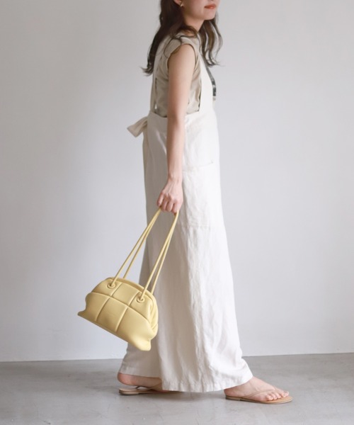 SLOBE IENA（スローブイエナ）の「【ADD CULUMN/アドカラム】PUFF CLASPショルダーバッグ◆（ショルダーバッグ・レディース・ホワイト/イエロー・FREE）」の21枚目の写真