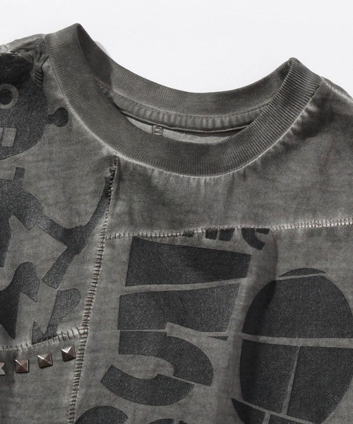 JOHN GALLIANO（ジョンガリアーノ）の「John Galliano(ジョン ガリアーノ)Kids & Junior　プリント半袖Tシャツカットソー（Tシャツ/カットソー・キッズ・ブラック・4YEAR/6YEAR/8YEAR/14Y/10YEAR/16Y）」の6枚目の写真