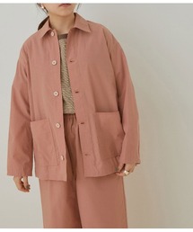 PHEENY | 【PHEENY】Nylon cotton grosgrain coverall jacket(その他アウター)