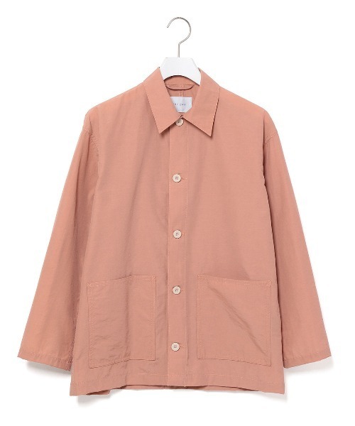 PHEENY（フィーニー）の「【PHEENY】Nylon cotton grosgrain coverall jacket（その他アウター・レディース・グリーン/ピンク・FREE）」の4枚目の写真