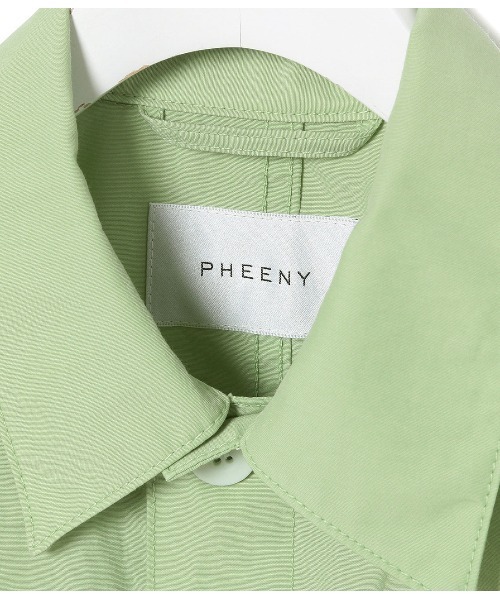 PHEENY（フィーニー）の「【PHEENY】Nylon cotton grosgrain coverall jacket（その他アウター・レディース・グリーン/ピンク・FREE）」の12枚目の写真