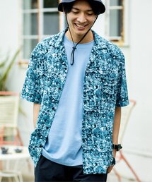 THE SHOP TK （ザ ショップ ティーケー ）の「◆シワになりにくいボタニカルプリントシャツ（シャツ/ブラウス・メンズ）」