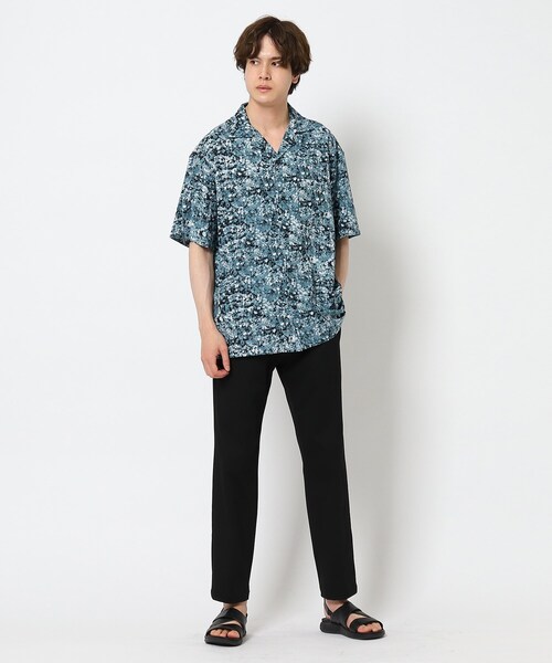 THE SHOP TK (ザ ショップ ティーケー )の「◆シワになりにくいボタニカルプリントシャツ(シャツ/ブラウス・メンズ・アイボリー系/サックスブルー系/グレー系3/グリーン系その他5・02/03/04)」の7枚目の写真