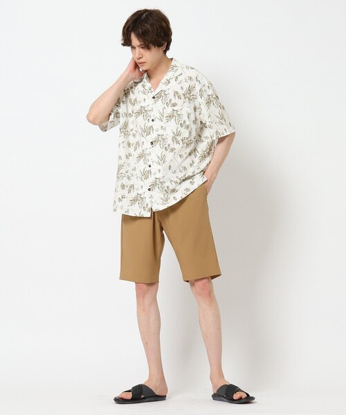 THE SHOP TK (ザ ショップ ティーケー )の「◆シワになりにくいボタニカルプリントシャツ(シャツ/ブラウス・メンズ・アイボリー系/サックスブルー系/グレー系3/グリーン系その他5・02/03/04)」の9枚目の写真