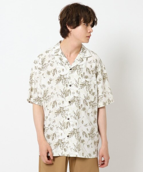 THE SHOP TK (ザ ショップ ティーケー )の「◆シワになりにくいボタニカルプリントシャツ(シャツ/ブラウス・メンズ・アイボリー系/サックスブルー系/グレー系3/グリーン系その他5・02/03/04)」の10枚目の写真
