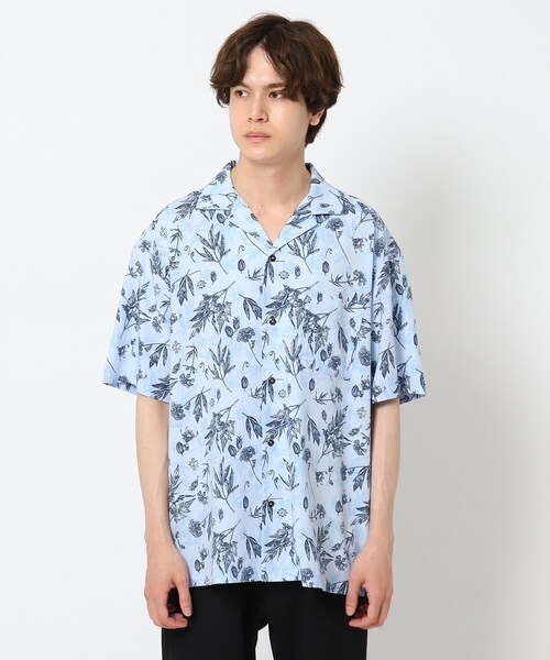 THE SHOP TK (ザ ショップ ティーケー )の「◆シワになりにくいボタニカルプリントシャツ(シャツ/ブラウス・メンズ・アイボリー系/サックスブルー系/グレー系3/グリーン系その他5・02/03/04)」の12枚目の写真