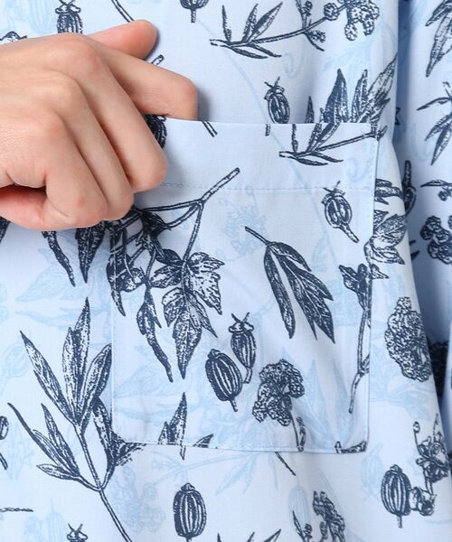THE SHOP TK (ザ ショップ ティーケー )の「◆シワになりにくいボタニカルプリントシャツ(シャツ/ブラウス・メンズ・アイボリー系/サックスブルー系/グレー系3/グリーン系その他5・02/03/04)」の17枚目の写真
