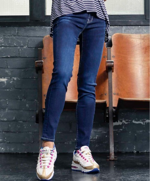 London Denim(ロンドンデニム)の「【MAYFAIR Low-Rise Skinny】ストレッチデニム / ローライズ スキニ- デニム(デニムパンツ・レディース・ライトブルー/インディゴブルー/ダークインディゴブルー・46/48/50/52)」の19枚目の写真