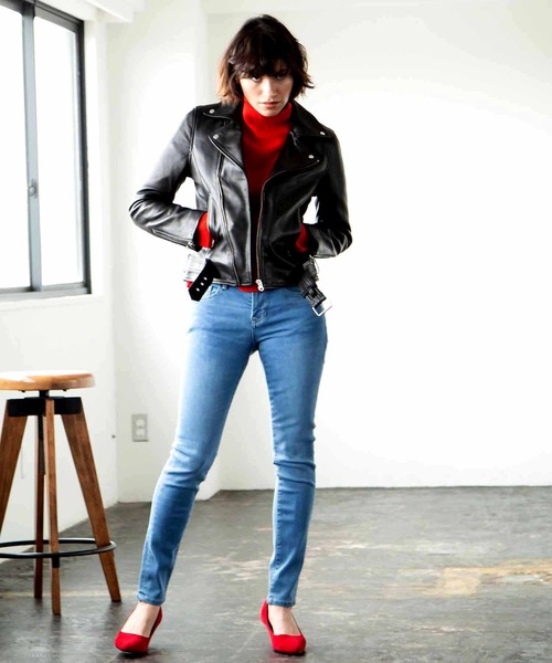 London Denim(ロンドンデニム)の「【MAYFAIR Low-Rise Skinny】ストレッチデニム / ローライズ スキニ- デニム(デニムパンツ・レディース・ライトブルー/インディゴブルー/ダークインディゴブルー・46/48/50/52)」の8枚目の写真