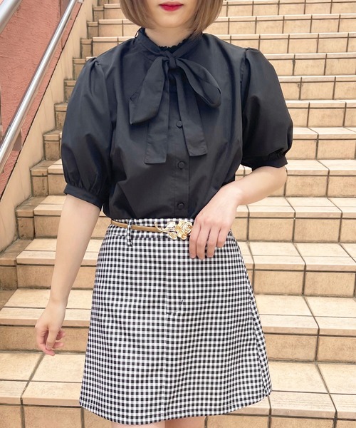 apres jour(アプレジュール)の「取り外しボウタイブラウス【ZOZOTOWN限定アイテム】(シャツ/ブラウス・レディース・オフホワイト/ブラック/アイボリー・フリー/X-LARGE)」の14枚目の写真