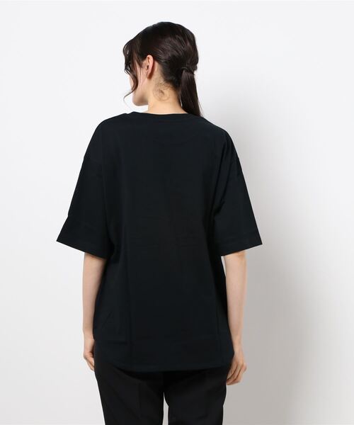 C17（シーセブンティーン）の「C17 ポケットビッグTシャツ（Tシャツ/カットソー・レディース・グレー/ブラック/キャメル/ワインレッド・LARGE/MEDIUM）」の6枚目の写真