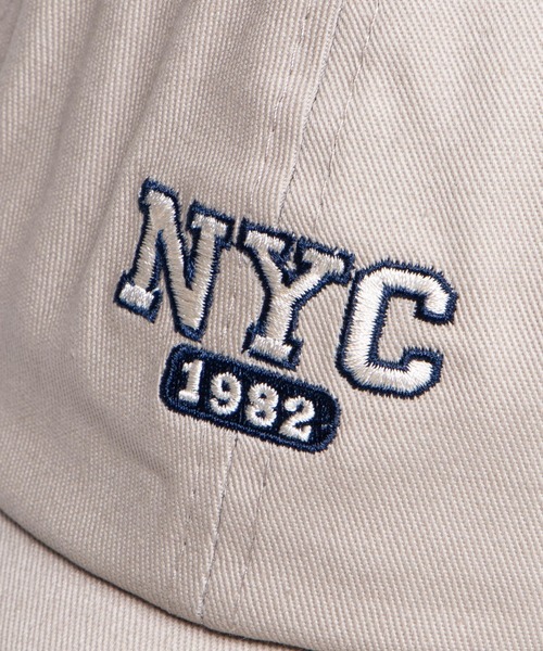 WEGO（ウィゴー）の「WEGO/カレッジロゴローキャップ（キャップ・レディース・オフホワイト/ネイビー/ベージュ/ブラック/オレンジ・FREE）」の7枚目の写真