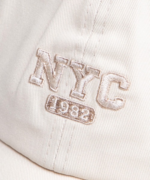 WEGO（ウィゴー）の「WEGO/カレッジロゴローキャップ（キャップ・レディース・オフホワイト/ネイビー/ベージュ/ブラック/オレンジ・FREE）」の14枚目の写真