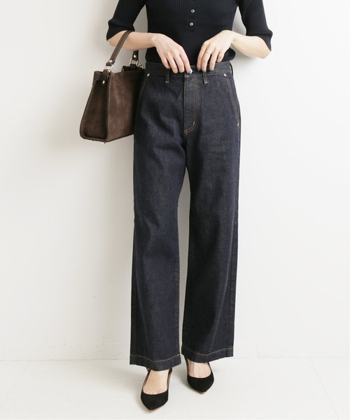 IENA（イエナ）の「エコデニムソフトバギーパンツ◆（デニムパンツ・レディース・ネイビー/ブルー系その他・34/36/38/40/S34）」の21枚目の写真