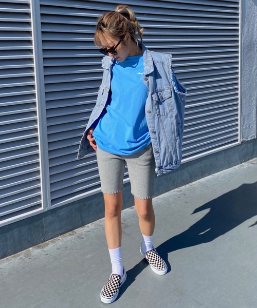 SHAGGIE（シャギー）の「ダメージニットバイカーパンツ（その他パンツ・レディース・グレー/ブラック/グリーン/ネイビー・FREE）」の21枚目の写真