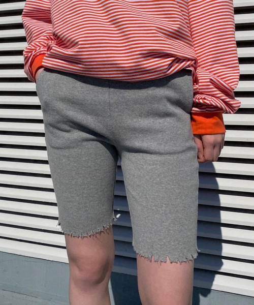 SHAGGIE（シャギー）の「ダメージニットバイカーパンツ（その他パンツ・レディース・グレー/ブラック/グリーン/ネイビー・FREE）」の19枚目の写真