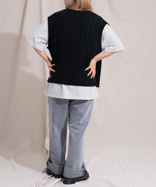 kutir(クティール)の「FOXプリントTシャツ(Tシャツ/カットソー・レディース・パープル/グリーン/オートミール・FREE)」の18枚目の写真