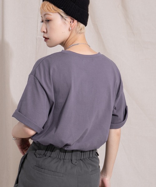 kutir(クティール)の「FOXプリントTシャツ(Tシャツ/カットソー・レディース・パープル/グリーン/オートミール・FREE)」の22枚目の写真