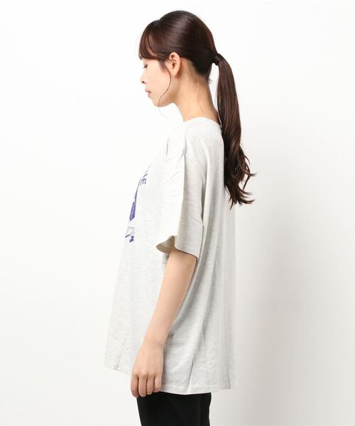 kutir(クティール)の「FOXプリントTシャツ(Tシャツ/カットソー・レディース・パープル/グリーン/オートミール・FREE)」の9枚目の写真