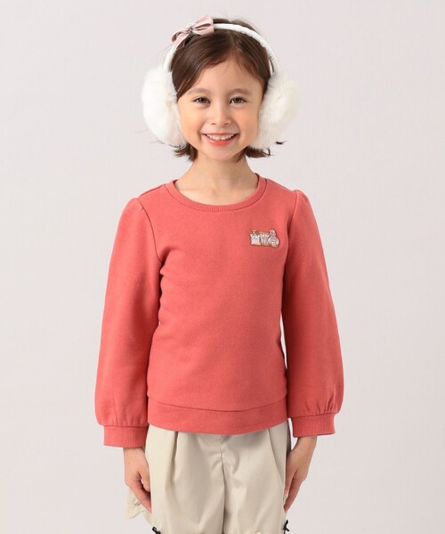 【WEB限定/110-140cm】フラッフィ－ツイル トレーナー