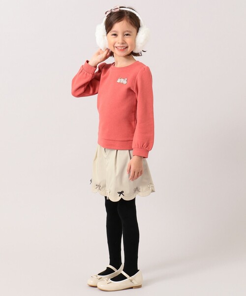 【WEB限定/110-140cm】フラッフィ－ツイル トレーナー