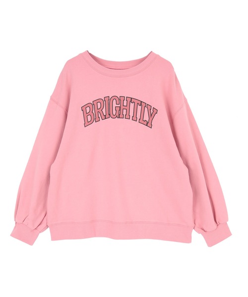 titivate(ティティベイト)の「カレッジロゴスウェットプルオーバー(スウェット・レディース・オフホワイト/ピンク/杢グレー/ネイビー・M/S)」の18枚目の写真