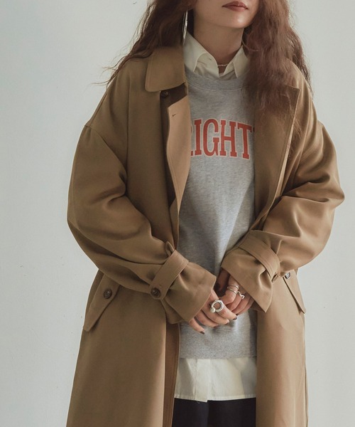 titivate(ティティベイト)の「カレッジロゴスウェットプルオーバー(スウェット・レディース・オフホワイト/ピンク/杢グレー/ネイビー・M/S)」の13枚目の写真