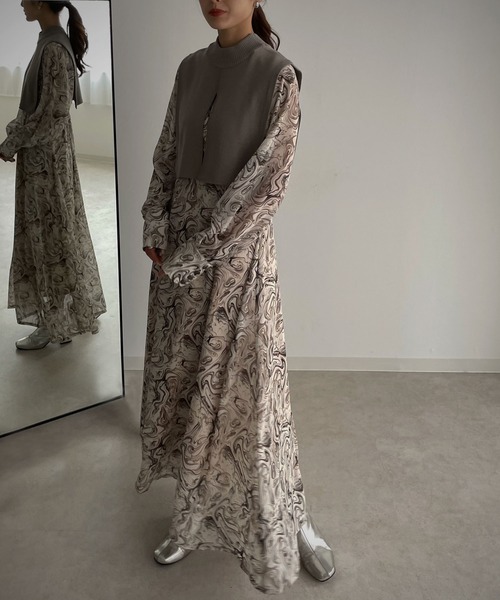 &g'aime（アンジェム）の「【&g'aime】ハイネックショートベスト（ベスト・レディース・ブラック/グレー/グレイッシュベージュ・FREE）」の15枚目の写真